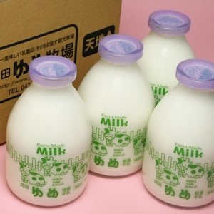 牧場のノンホモ牛乳セット／成田ゆめ牧場