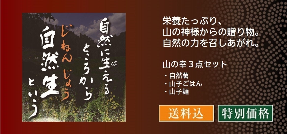 山の幸3点セット-HS／やまいもまつり